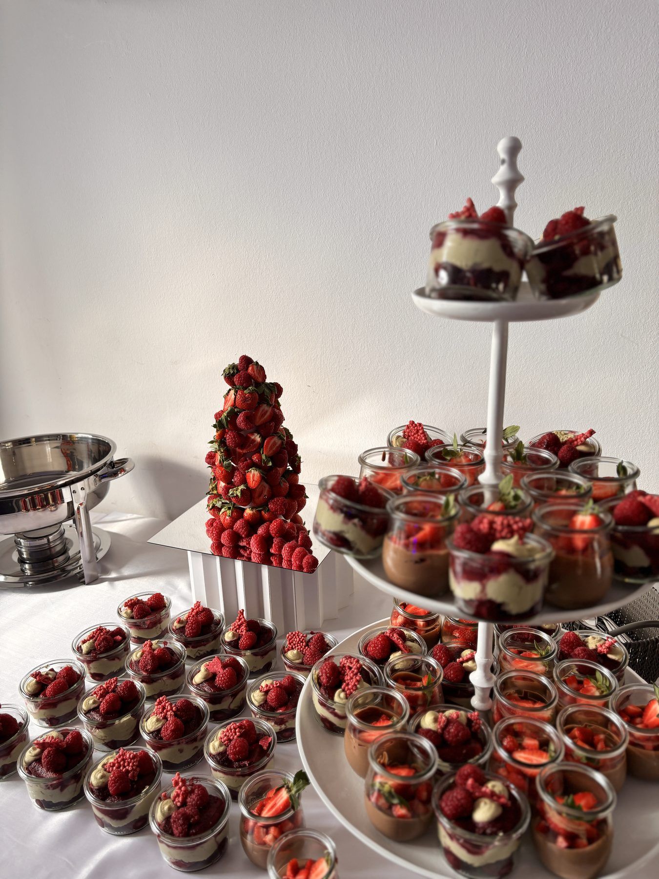 Beeren-Dessert-Buffet